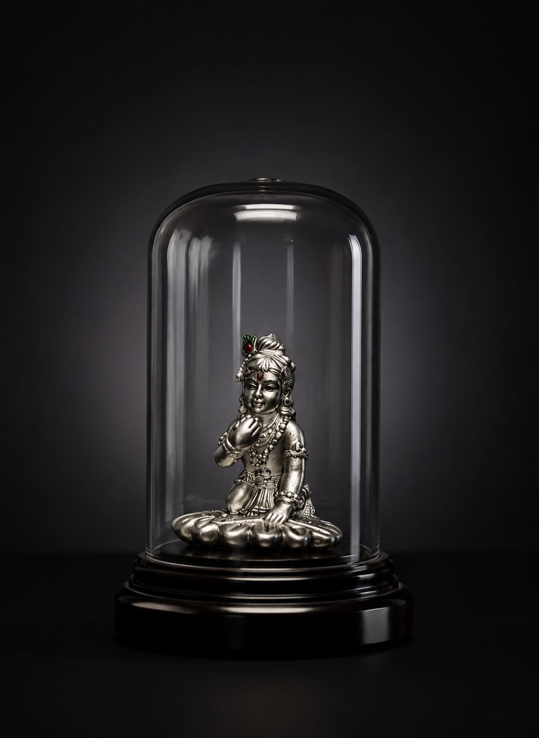 SRI KRISHNA silver statue